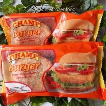 

CHAMP Burger Ayam Crispy 6S 315gr