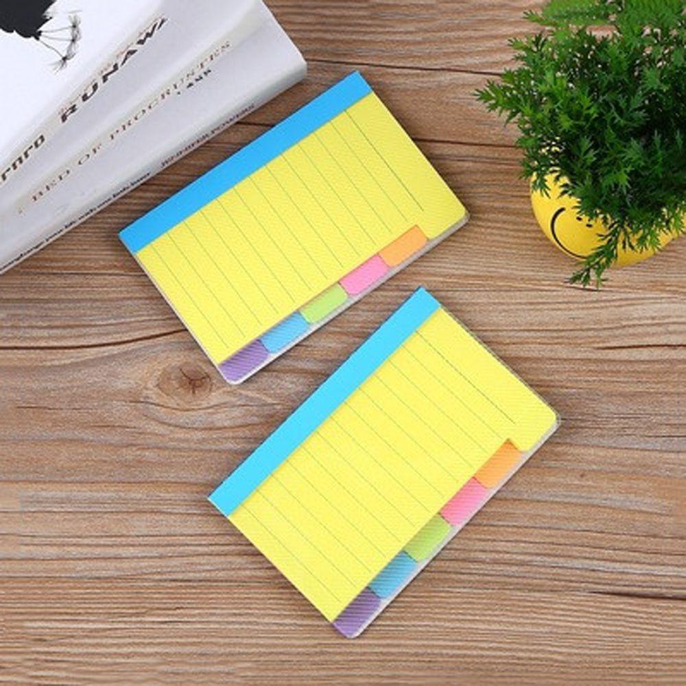 Lanfy Sticky Notes Perlengkapan Kantor Sekolah Notepad Stabilo Strip Penjadwal Kertas Self Adhesive Bendera Index Tab