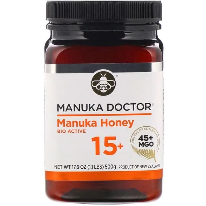 

Manuka Doctor Honey 15+ 45 MGO 500g Madu Murni BioActive ORI USA