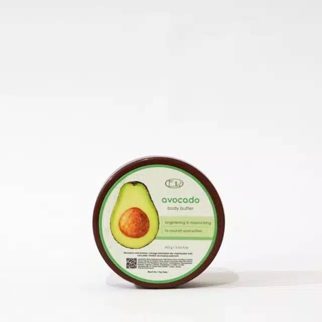 Body butter avocado/pelembab kulit ella skincare