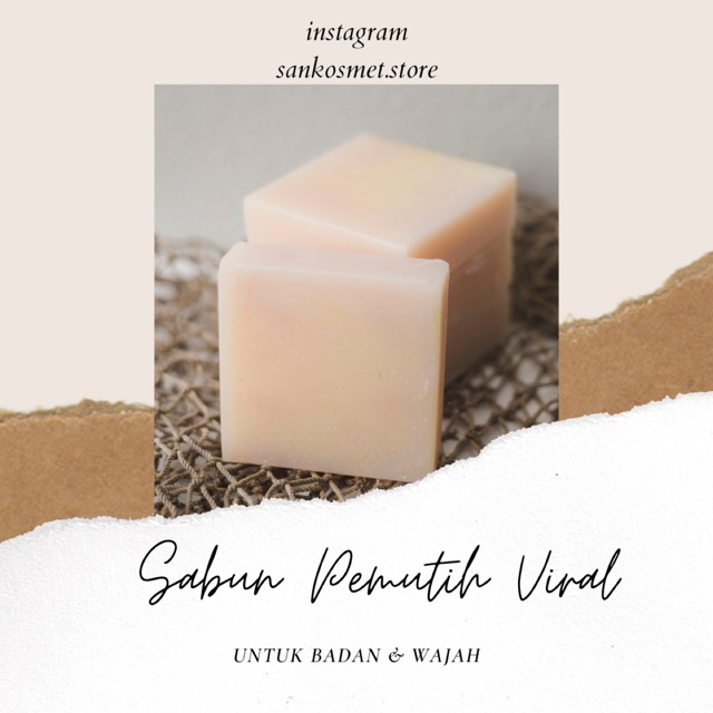Sabun pemutih badan viral
