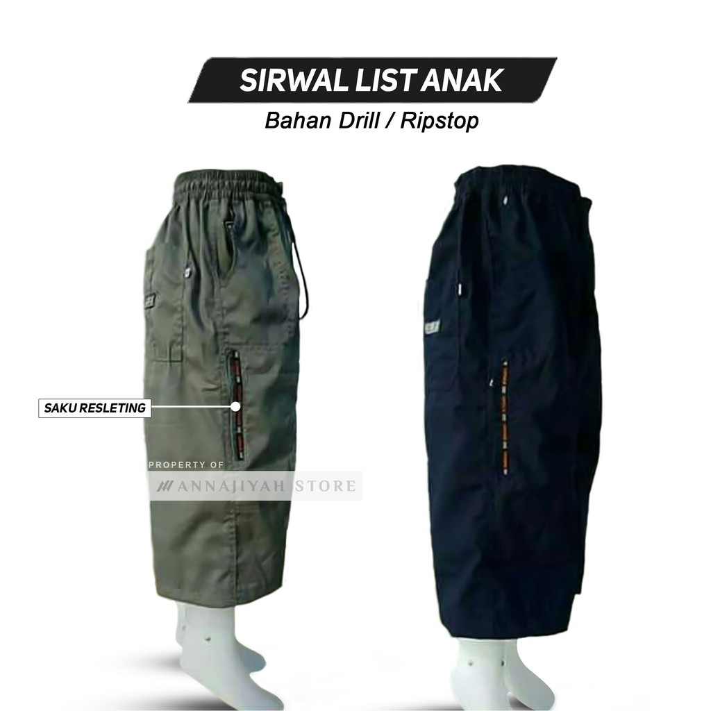 Celana Sirwal ANAK Sirwal List Laa Isbal