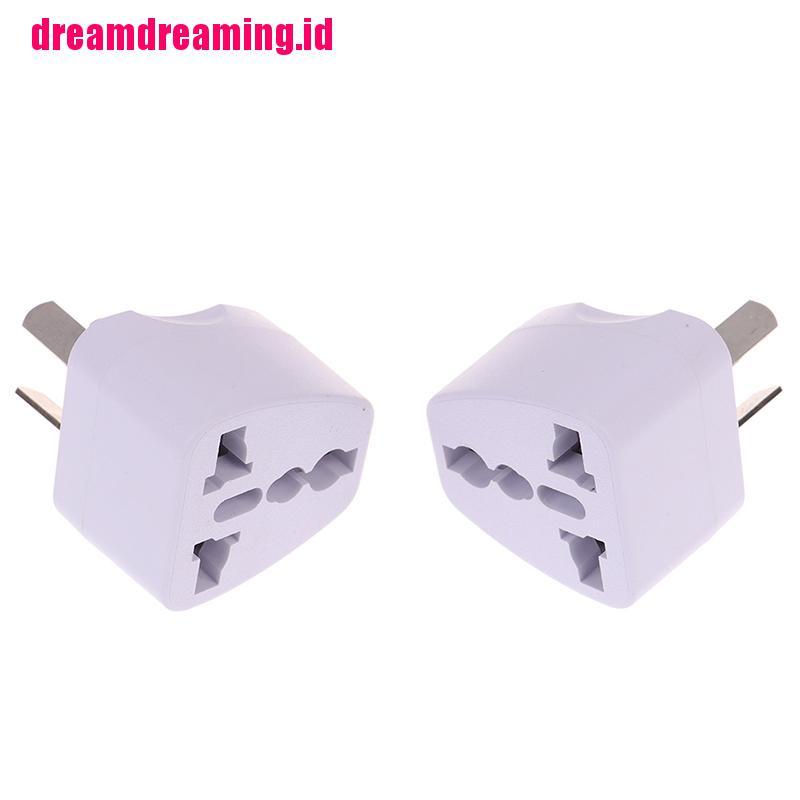 Adapter Power Plug USA EURO Asia Ke Autralian 3 Untuk Travel