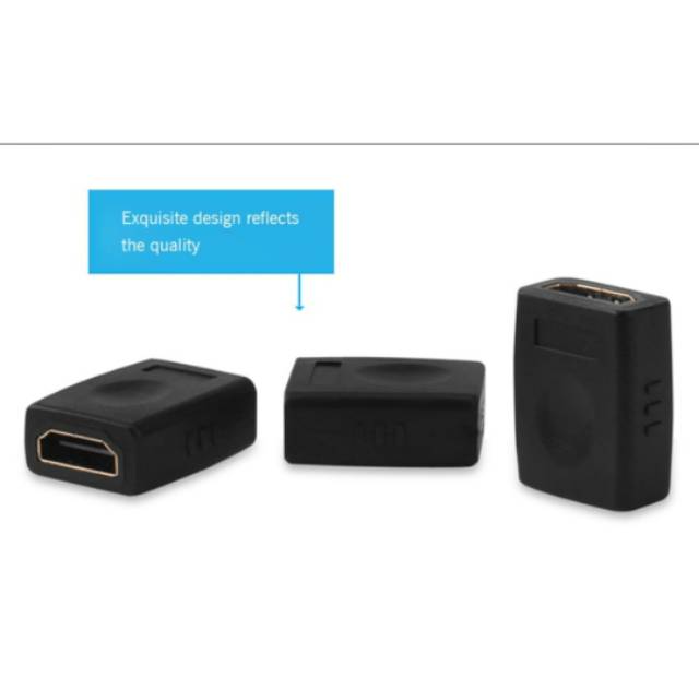 [COD] VENTION H380HDFF CONECTOR KONEKTOR ADAPTER SAMBUNGAN KABEL HDMI FEMALE TO HDMI FEMALE HDMI F-F VENTION ORIGINAL