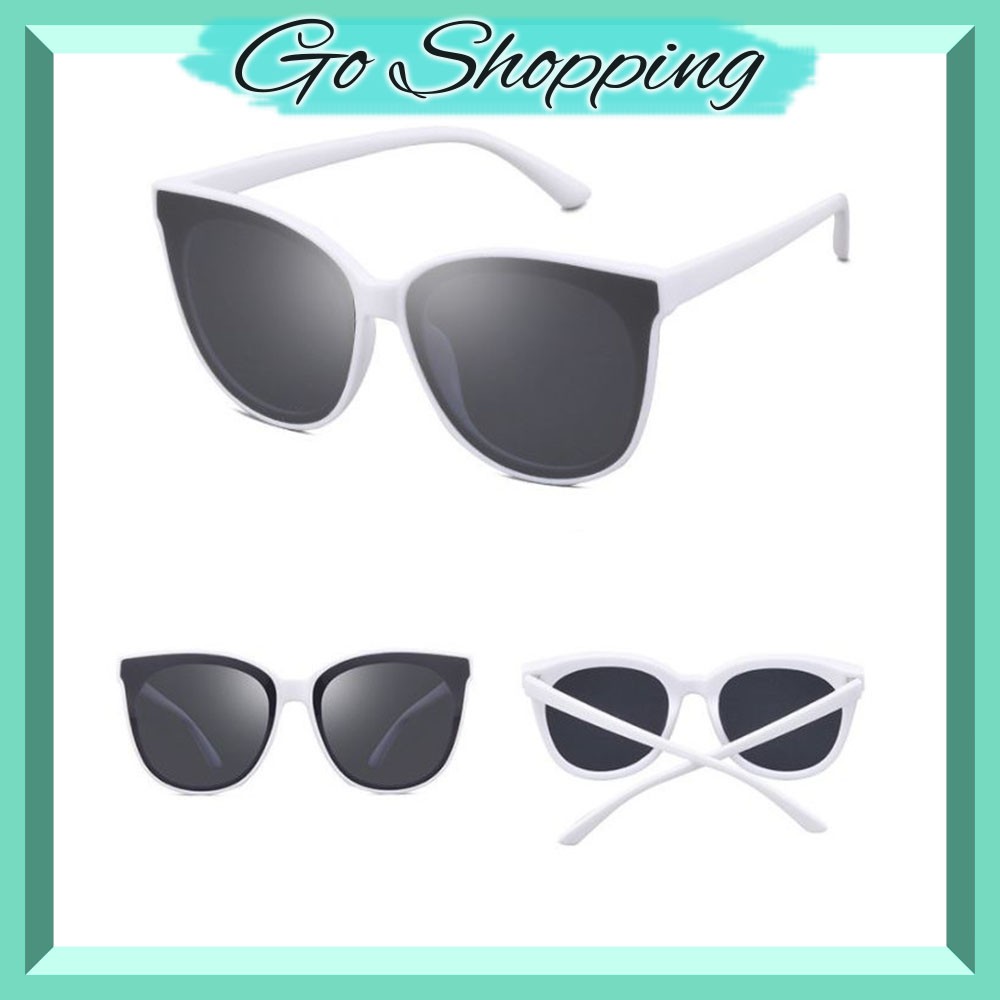 GO! 175 KACAMATA HITAM FASHION KOREA PRIA WANITA UNISEX AKSESORIS SUNGLASSES KACA MATA BESAR COD