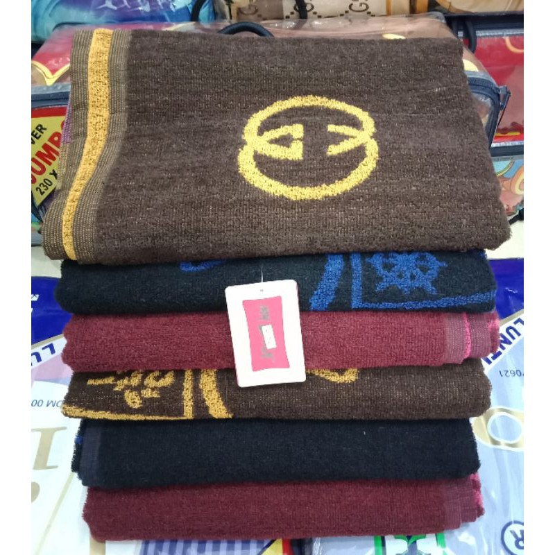 Handuk My Emily Motif Gucci Ukuran 75x140 cm Kualitas Premium