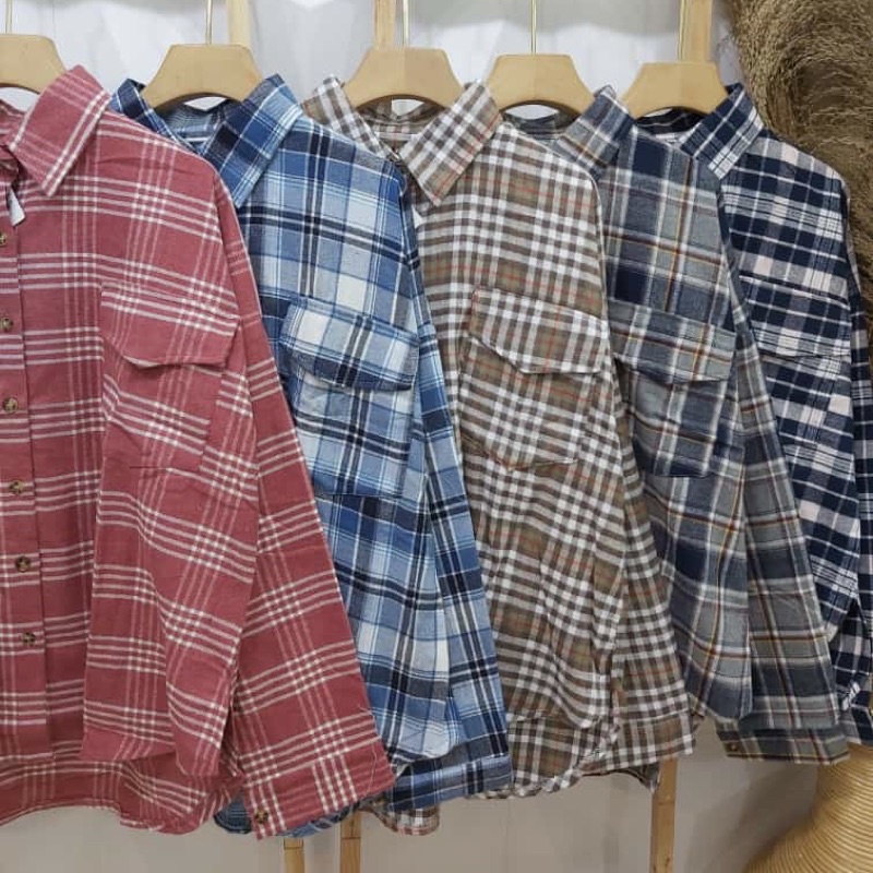 END FLANEL TOP SHIRT