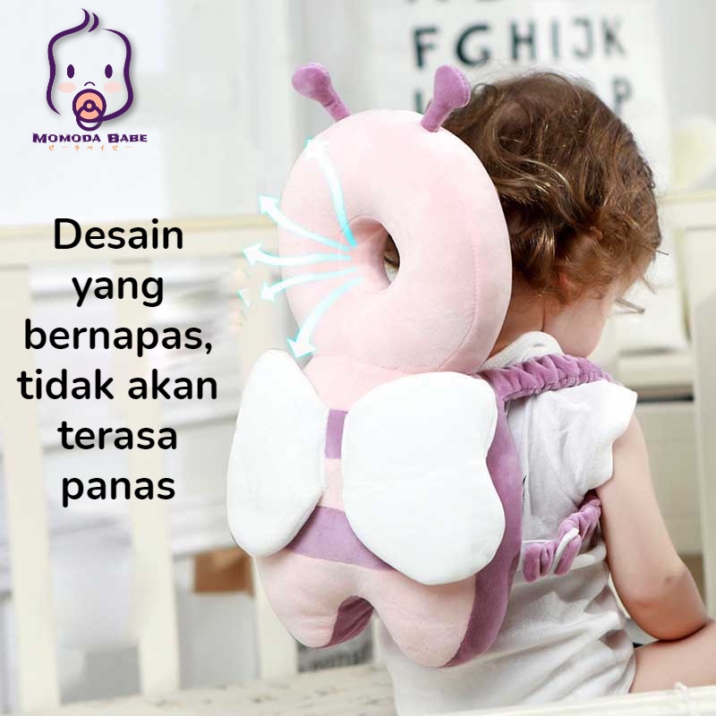 MOMO Pelindung Kepala Bayi/ Bantal Anti Jatuh Bayi Lucu/ Bantal Belajar Jalan Bayi/ Baby Head Protector Dorongan Bayi Belajar Jalan