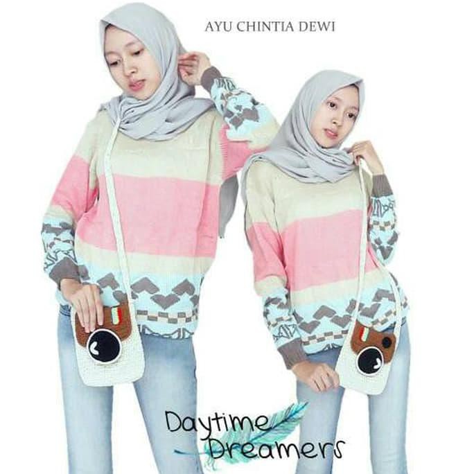 RIBBY SWEATER - GROSIR RAJUT KONVEKSI TERMURAH BANDUNG TOP FASHION