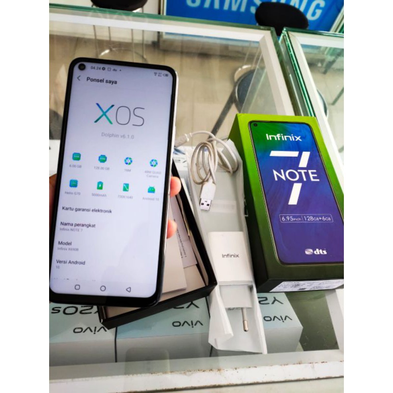 Infinik Note 7 Ram 6gb Rom 128gb Second Like new