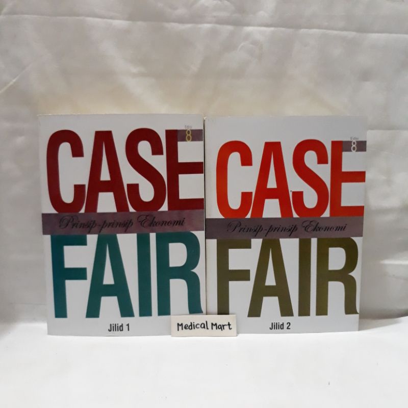1 paket Prinsip-Prinsip Ekonomi Jilid 1 dan 2 edisi 8 by Case Fair