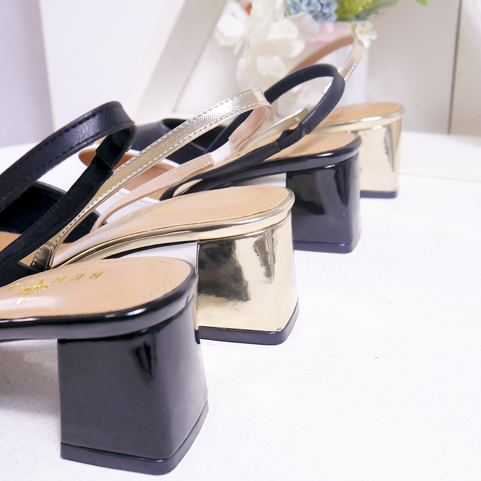 Bernike Shoes Falisha Mules Heels Wanita 5 cm