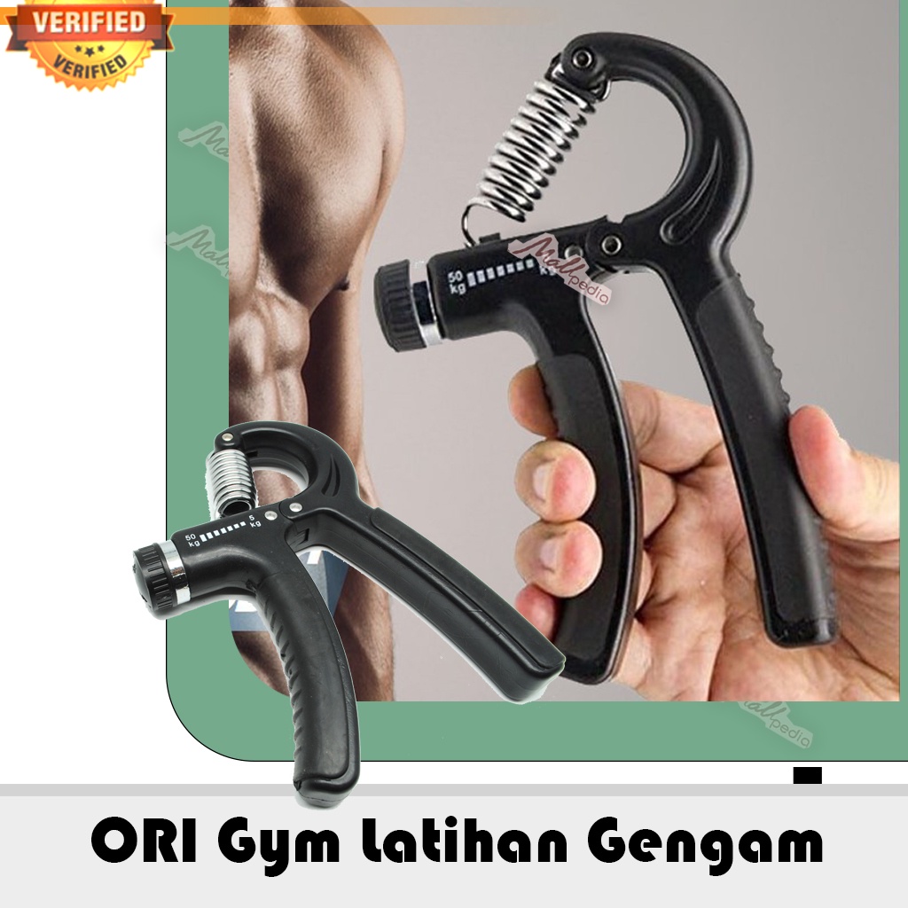 SH8 ALAT LATIHAN TANGAN Adjustable Hand Grip Olahraga fitness gym Genggaman TaffSPORT Tangan Fitnes Latihan Gengam TPR HTM