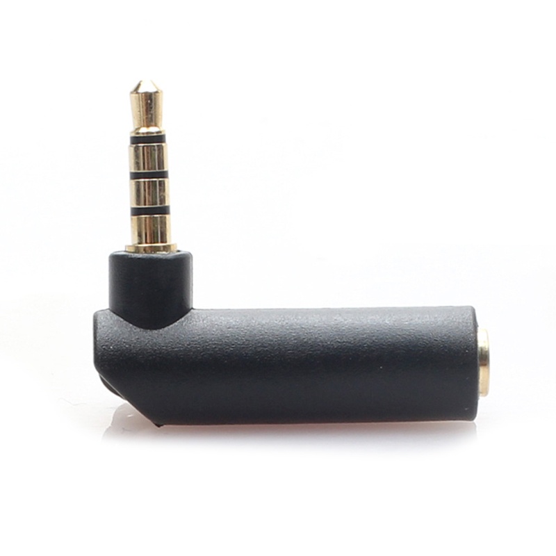 zzz 3.5mm Male to Female 90 Degree Right Angled Adapter Converter for Headphone