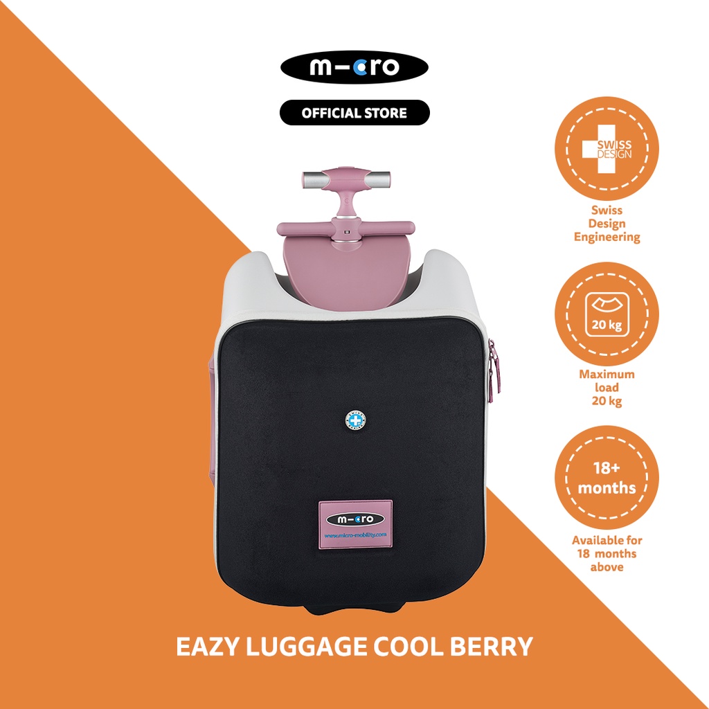 Jual Micro Luggage Eazy Cool Berry Koper, Tas Tangan & Kereta Dorong