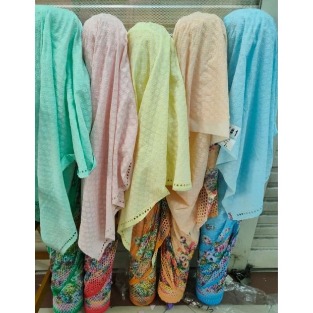 kain/bahan katun border printing /katun bolong motip