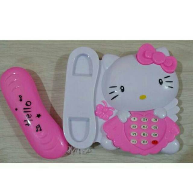 Mainan telepon hello kitty
