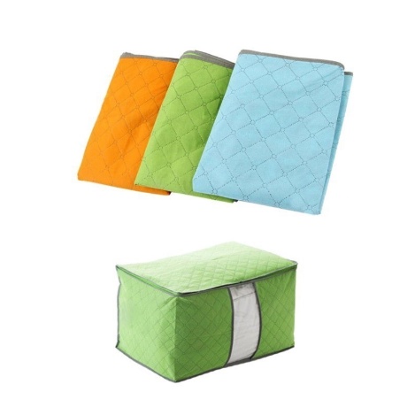 Storage Bag Selimut Baju / Keranjang Box Organizer 60x42x36