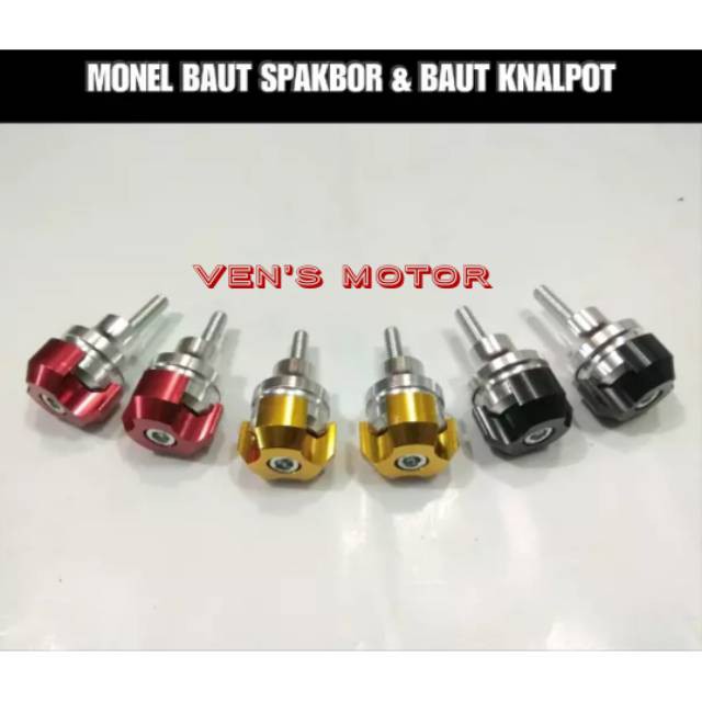 Monel Baut Body Monel Baut Spakbor Jalu Baut Spakbor Knalpot 2tone Full Cnc Nmax Aerox Vario Ninja