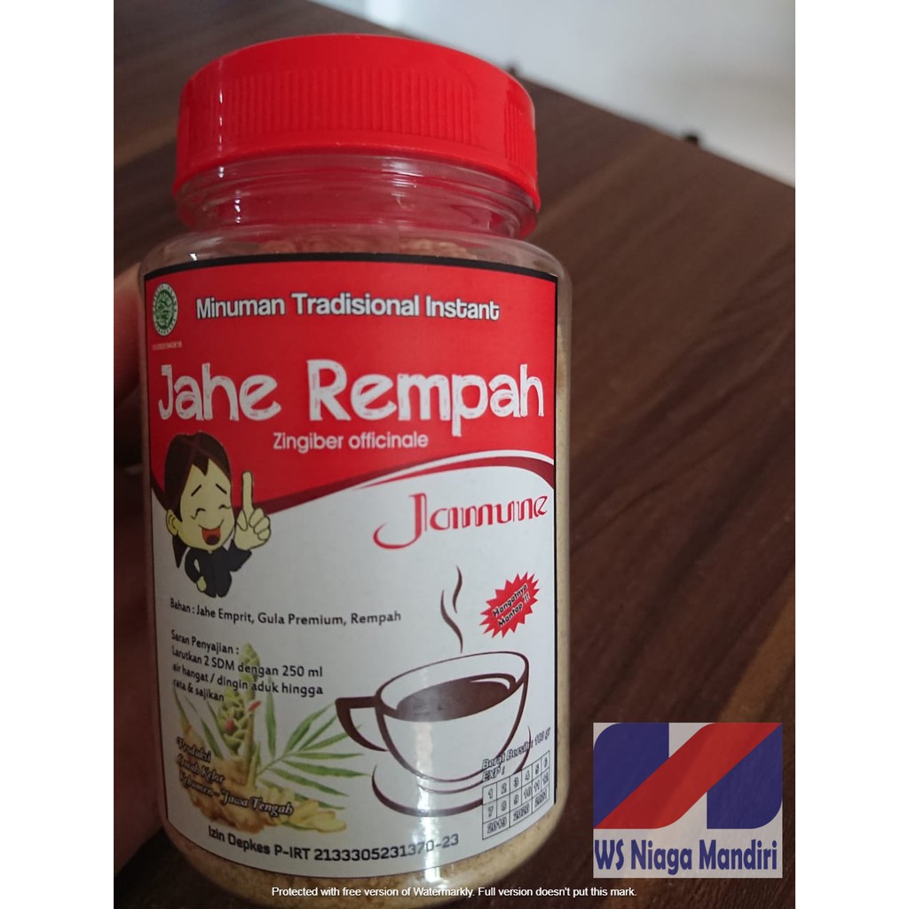 

JAHE INSTAN-JAHE REMPAH-MINUMAN TRADISIONAL INSTAN