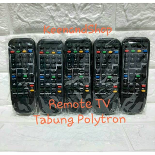 (GRATIS BoubleWarp) Remote TV Polytron Tabung