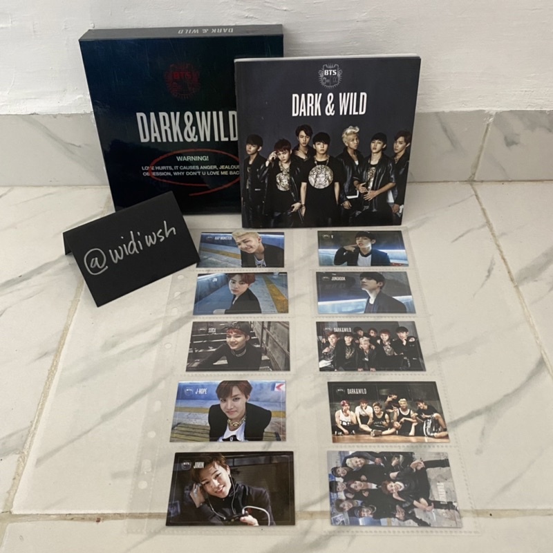 [baca desk] FULLSET BTS DARK & WILD ALBUM PC TAE JK JHOPE RM SUGA JIN JIMIN