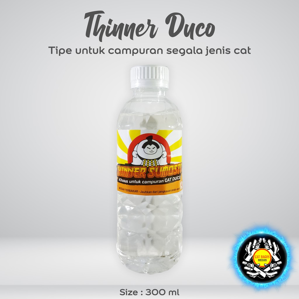 

THINNER BOTOL KECIL CAMPURAN CAT 1 DUCO THINER TINER SUPER HG ND CAT MOBIL MOTOR EMAS MEDAN BINJAI