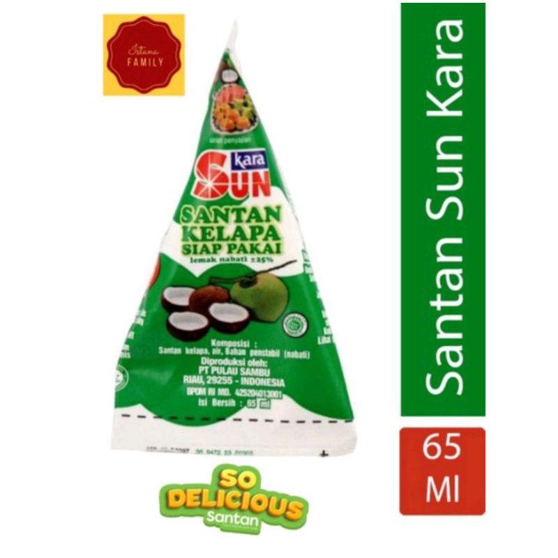 Santan Sun Kara 65ml Segitiga