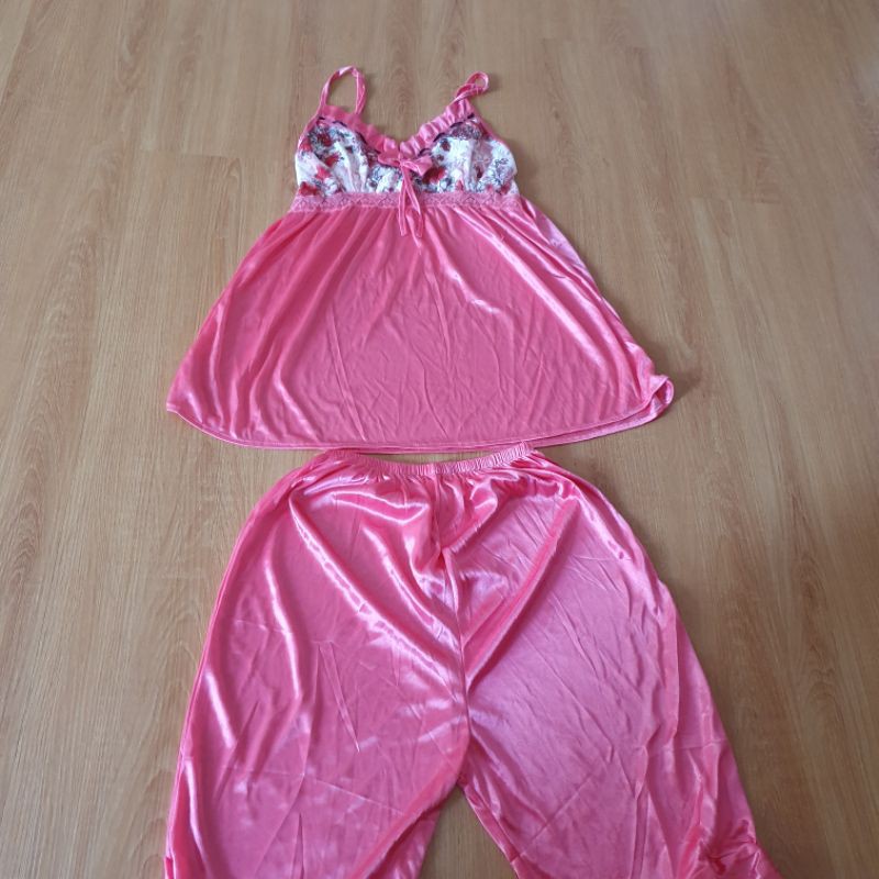 Baju tidur wanita sexy lingerie set piyama pyjamas