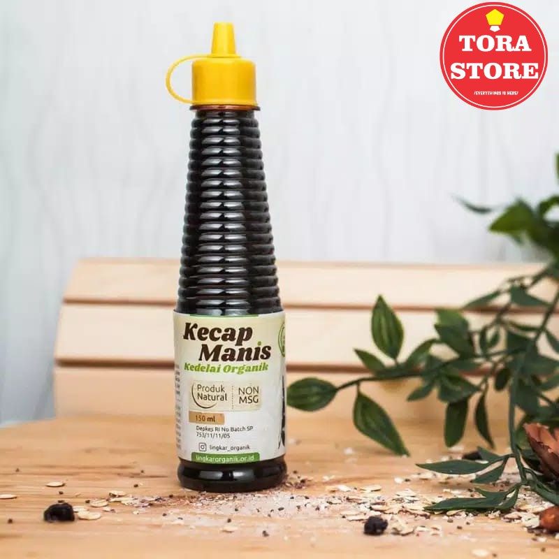 

Lingkar Organik Kecap Manis Kedelai Organik 150ml / 350ml