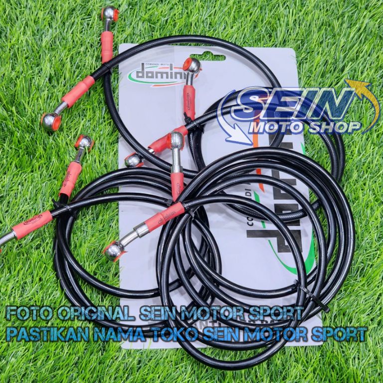 Selang Rem 60 90 130 215 Domino Ninja Nmax Vixion Tiger Vario Carbon Pcx Vario160 Beat Mio FU Gsx R1
