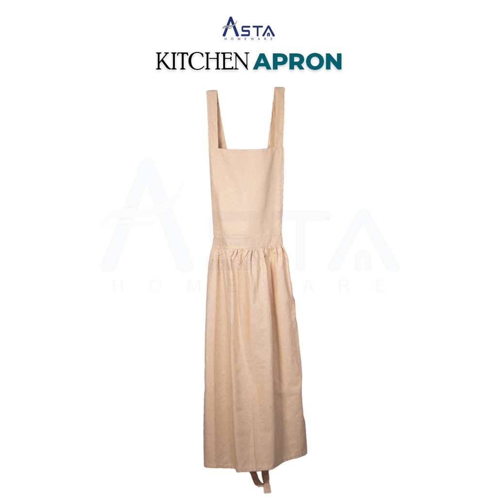 Celemek Masak / Apron Masak / Apron Katun / Celemek Koki / Apron Korea / Celemek Korea / Apron Drill / Celemek Murah / Apron Dapur