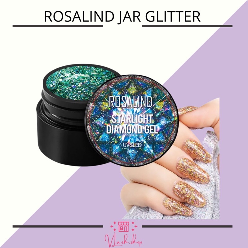 ROSALIND JAR GLITTER 5ML