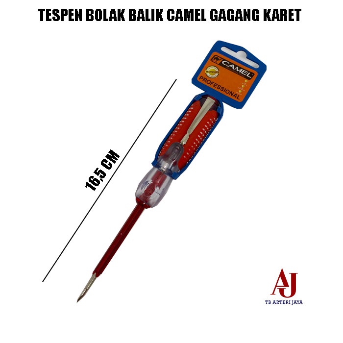 Obeng Tespen Bolak Balik Camel Tespen Listrik Plus Minus Obeng Listrik Kualitas Bagus