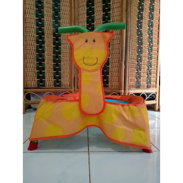 Trampolin ELC Trampoline Mini ELC Giraffe Preloved Second Like New Bekas Mainan Anak Branded Murah