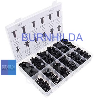 Baut Rivet Mobil Universal Car Push Pin Fasteners 350PCS Car Retainer Clips &amp; Fastener Remover - 18 Most Popular Sizes &amp; Applications Auto Push Pin Rivets Set -Door Trim Panel Clips for Toyota, Honda, Nissan,Bonus Fastener Remover mobil burnhilda