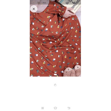 preloved paint brown ditsy size S