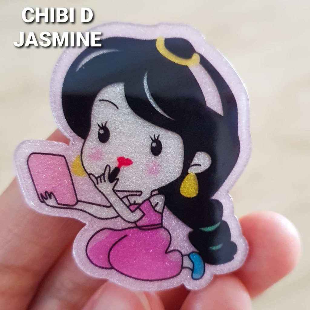 JEPIT RAMBUT CHIBI MOTIF PRINCESS / JEPITAN RAMBUT / AKSESORIS ANAK KOREA IMPORT /JEPIT PONI PRINCES