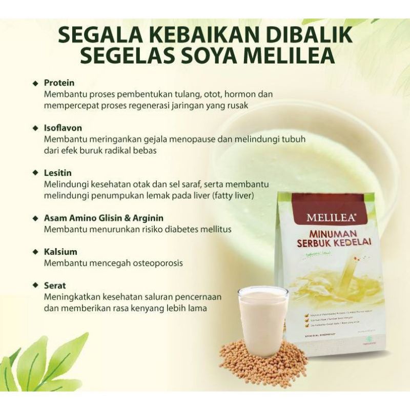 Soya Melilea Susu Kedelai Organik 500gr Kemasan Baru