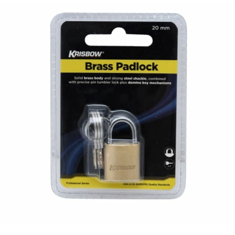 gembok kunci besi / kunci pintu krisbow