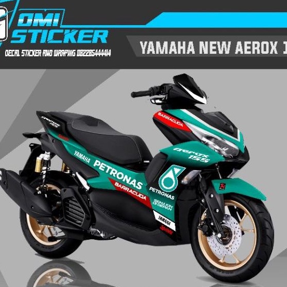 decal sticker yamaha new aerox155 petronas srt