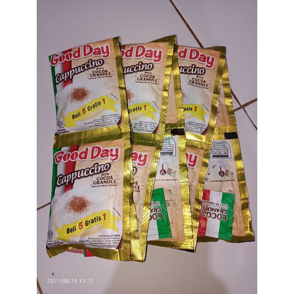 

Good Day Cappuccino Rentengan (10pcs) @25gr