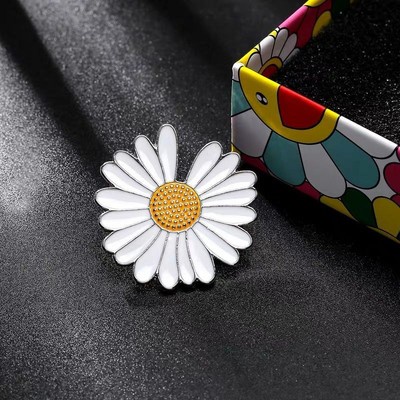 Brooches / kalung daisy kecil / bros daisy kecil / aksesori bros kalung / lencana / lencana / gesper paduan