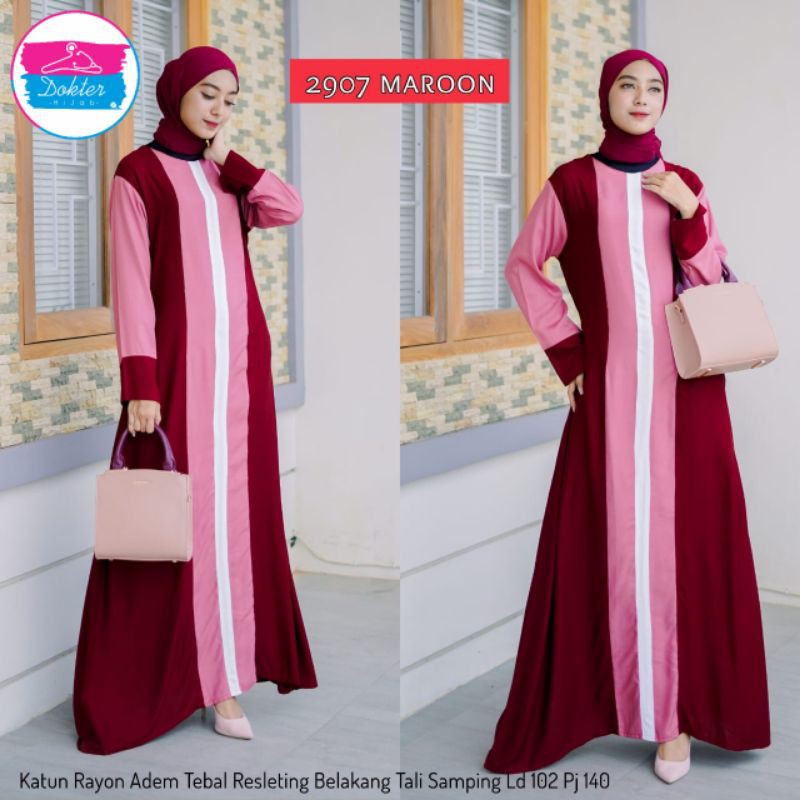 Goenzshop Gamis 2907,Wudhu Friendly