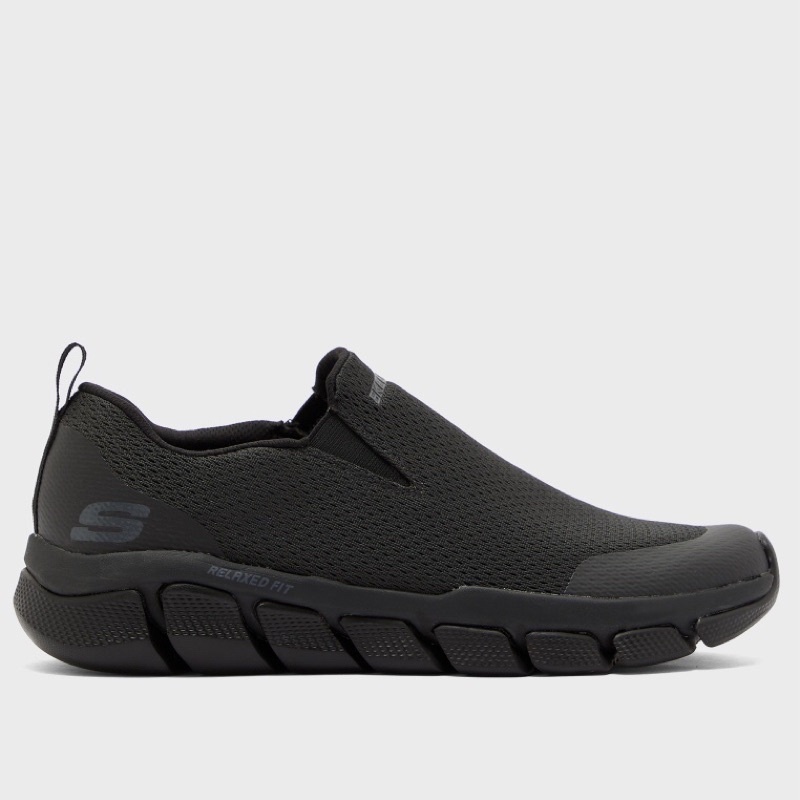 SALE! SEPATU SKECHERS FLEX 3.0 AVENTIDE - ALL BLAC/ SLIP ON PRIA / SEPATU SKECHERS PRIA