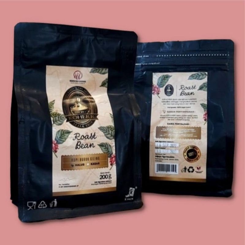 

KOPI KOHERR Bubuk Kopi Bubuk KOHERR Robusta Siantar Medan Sumatera 200g 200 g