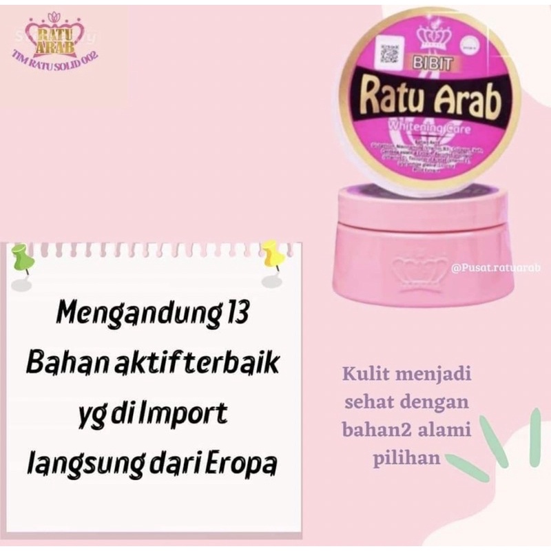 (PROMO TERMURAH ORIGINAL) BIBIT RATU ARAB ORIGINAL KEMASAN TERBARU SUDAH BARCODE