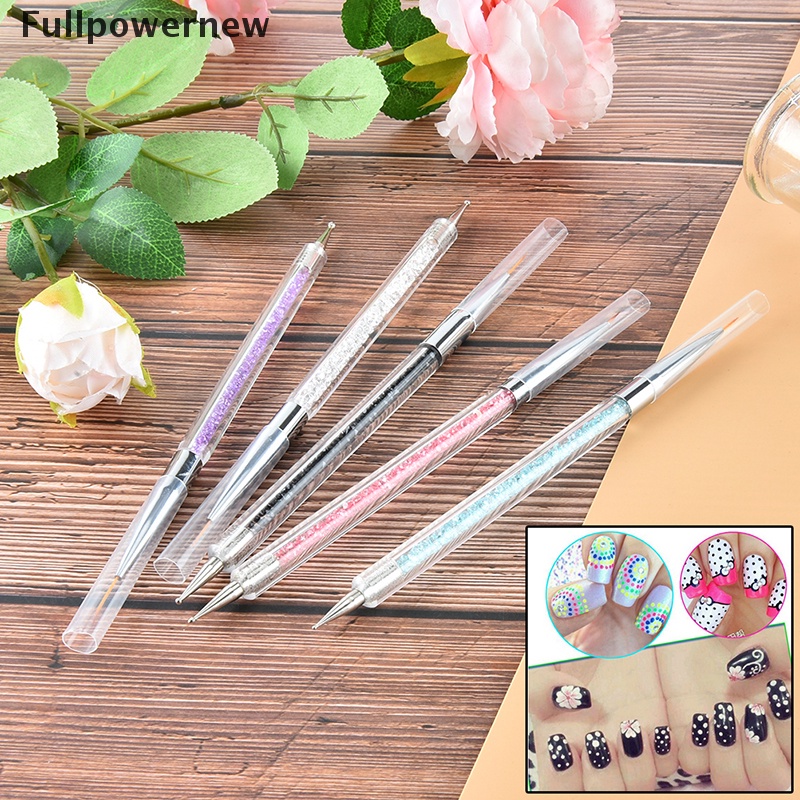 (FULL) Brush 2 in 1 Untuk Mengambil Berlian Imitasi / Permata / Manik-Manik nail art