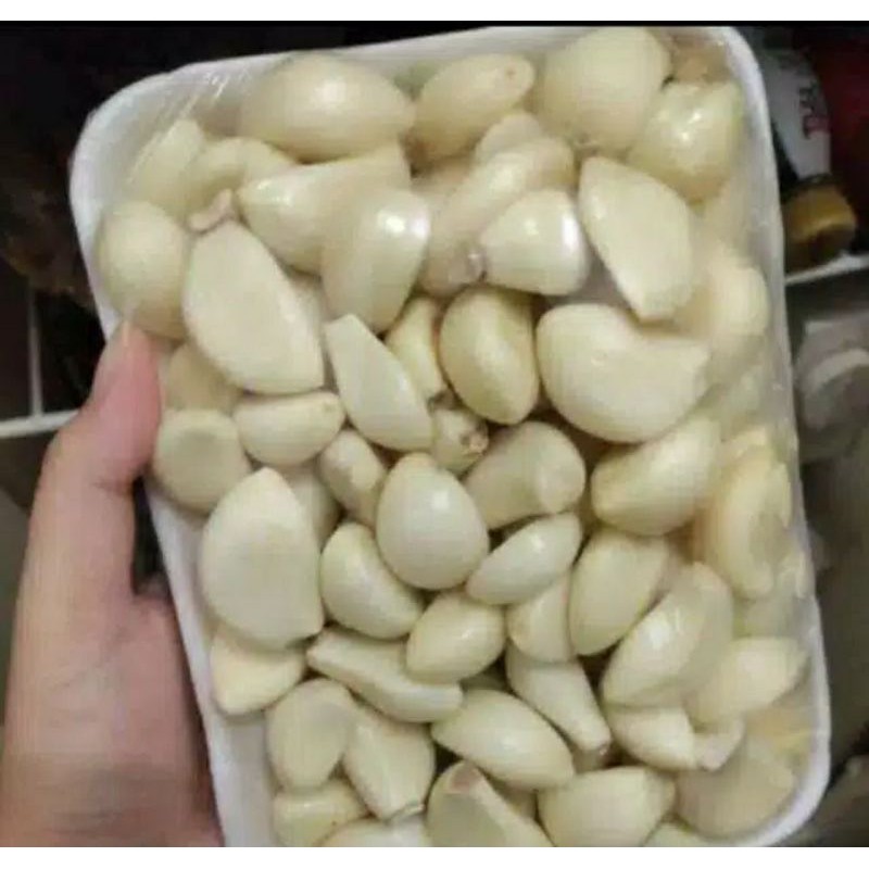 

Bawang putih kupas bawang putih murah Pasar Segar Depok