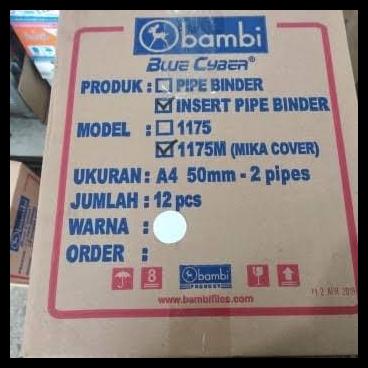 

Insert Pipe Binder Bambi 1175 Mika ( A4 )